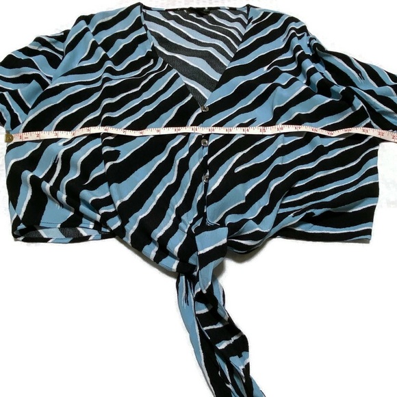 TOPSHOP ZEBRA PRINT TOP - Picture 7 of 9